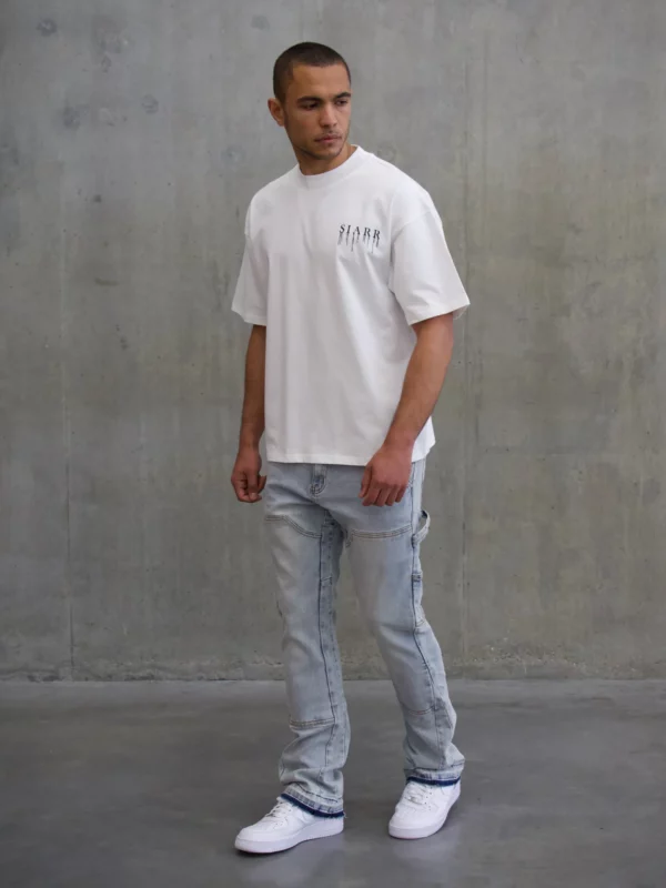 Relaxed Drip Tee - White - Image 4