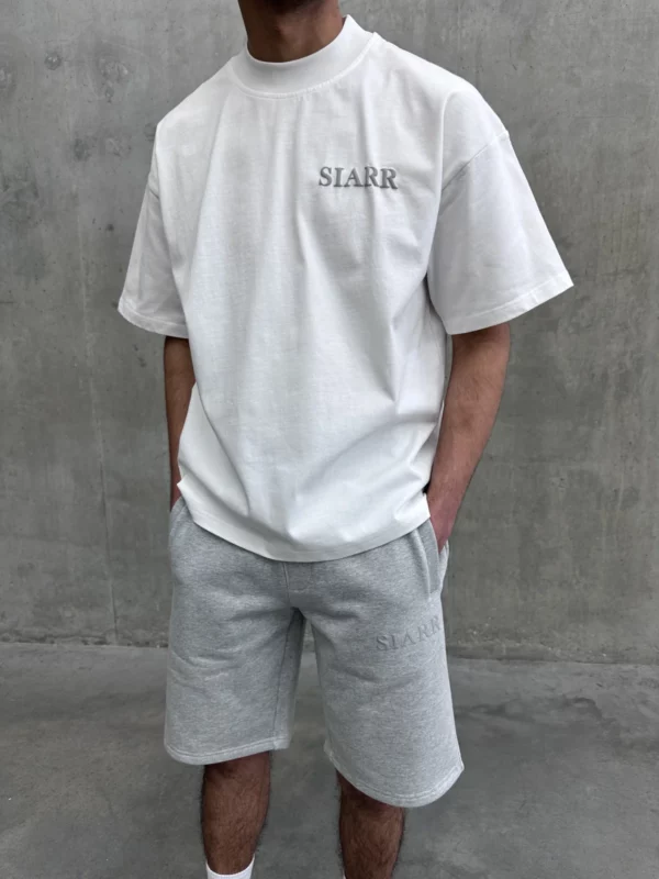 Puff Tee - White/Grey - Image 3