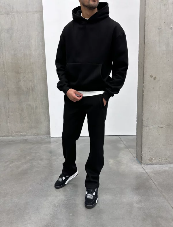 Essential Hoodie - Black - Image 4