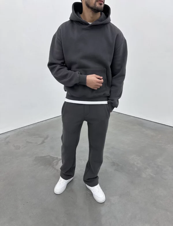 Essential Hoodie - Charcoal - Image 3