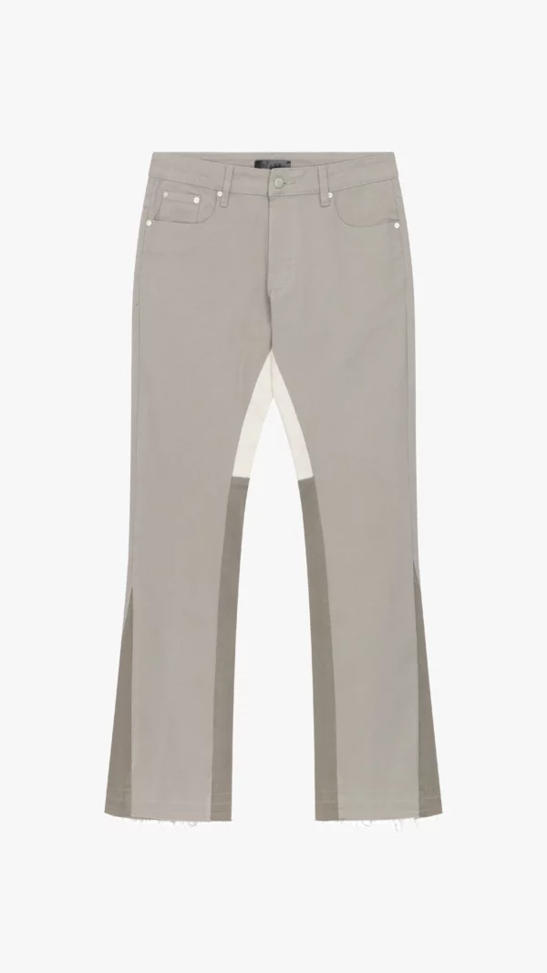 Flared Jeans - Stone Grey