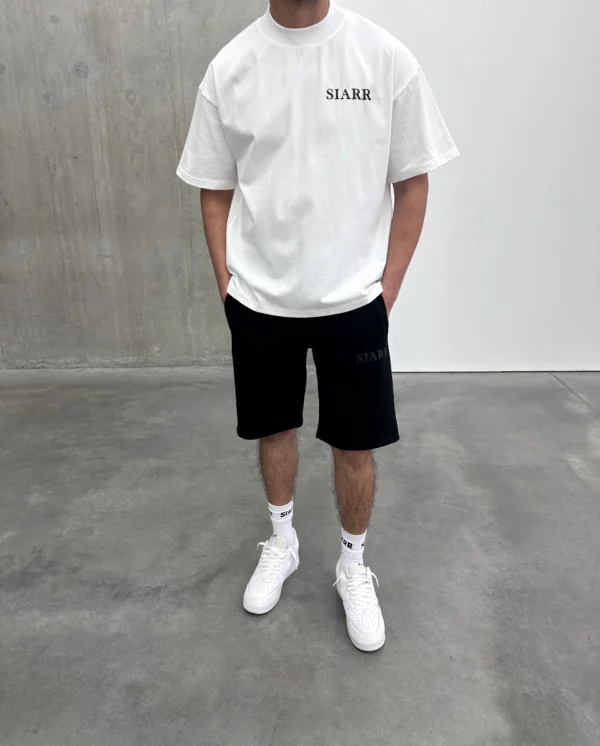 Puff Tee - White/Black - Image 4