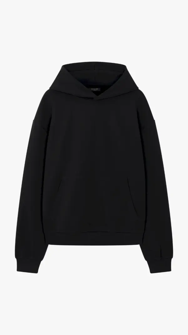 Essential Luxe Hoodie - Black