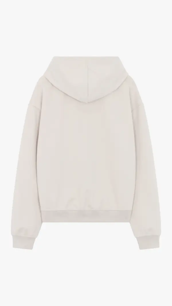 Essential Luxe Hoodie - Cream - Image 2