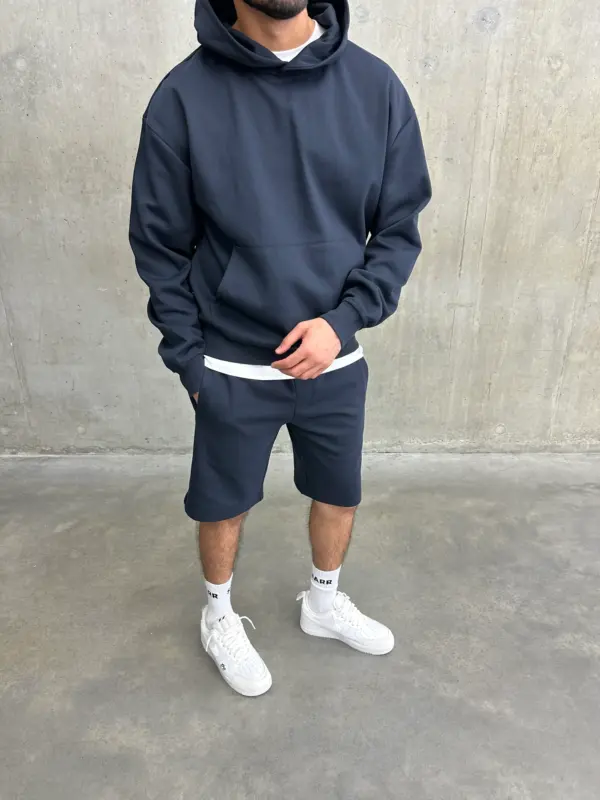 Essential Luxe Shorts - Navy - Image 5